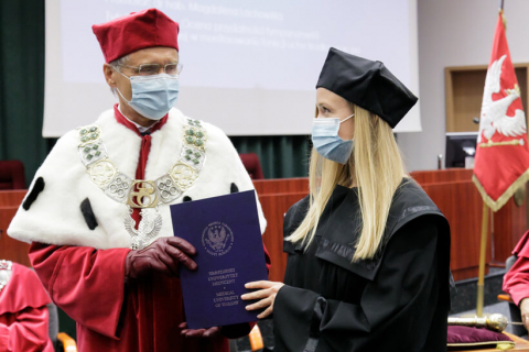 Diplomas for new habilitated doctors and doctors