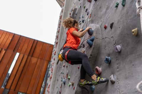 Our students lead the way in sport climbing