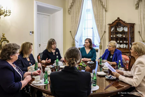 Spotkanie z Małżonką Prezydenta RP w sprawie upamiętnienia Stanisławy Leszczyńskiej