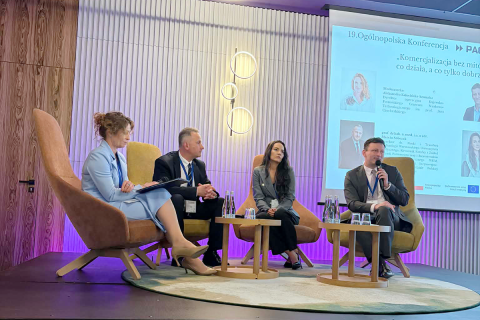 Wystąpienie na forum poświęconym transferowi technologii i współpracy nauk z biznesem